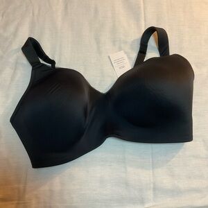 Auden Black Women's Bra Lightly Lined Wire free NWT